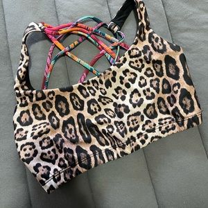 Free People Movement Cheetah Sports Bra
